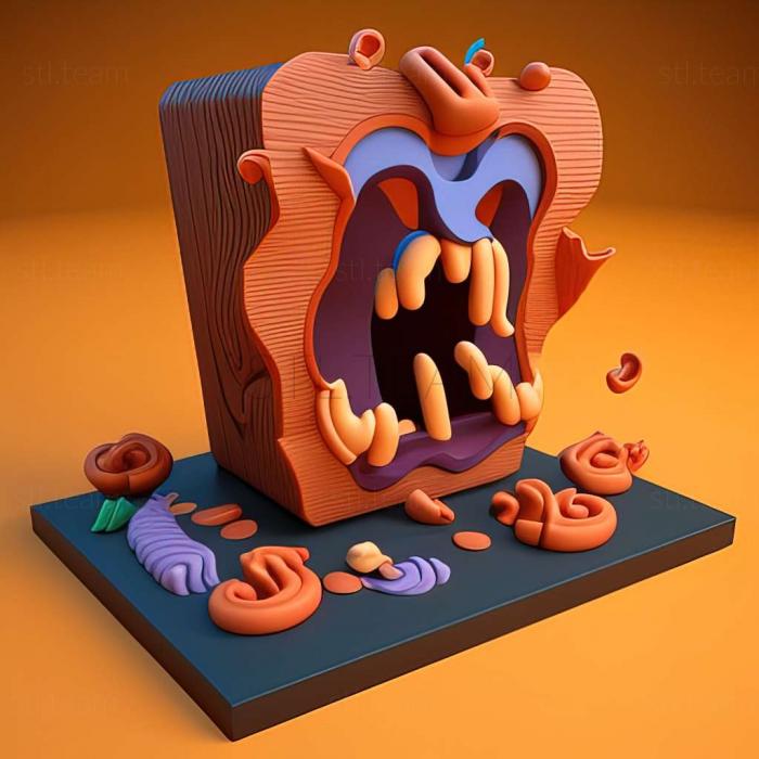 3D model Worms 4 Mayhem game (STL)